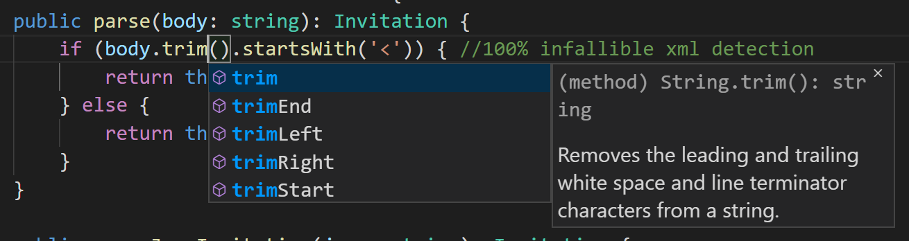 The missing functions appear